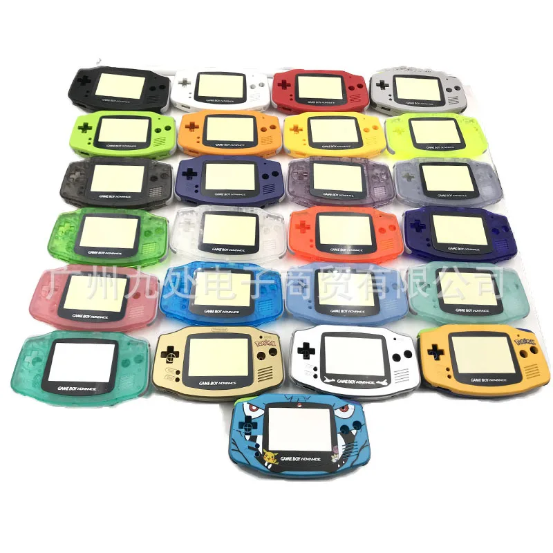

hot Housing Shell Case Cover+Screen Lens Protector +Stick Label for Gameboy Advance GBA Console