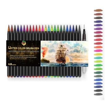 

Water Color brush pens Marker Set With Soft Tip Professional Painting Drawing Coloring Art Supplies
