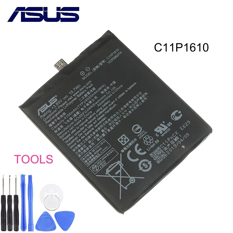 

Original ASUS C11P1610 Battery For ASUS Zenfone 4 Max Pegasus 4A ZB500TL X00KD 5.0" 4100mAh High Capacity