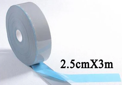 2.5cmx3m Безопасная Светоотражающая теплопроводная виниловая пленка DIY серебряное железо на отражающей ленте для одежды - Цвет: 2.5cmx3m