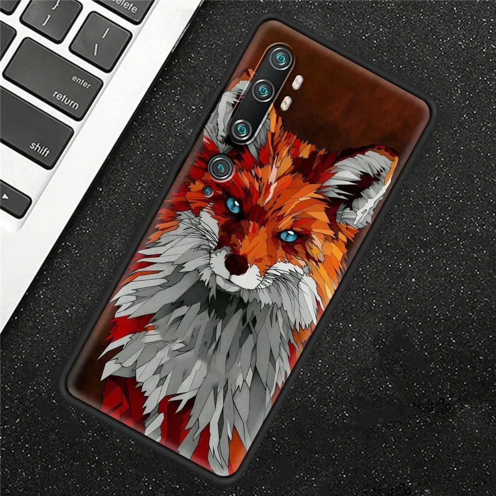 Adorable Baby Owl and Fox Cartoon Phone Case