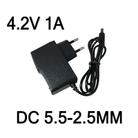 1pcs AC 100-240V to DC 4.2V 1A 1000ma Power supply Power Adapter Charger 4.2 V Volt for 18650 lithium battery Laser level