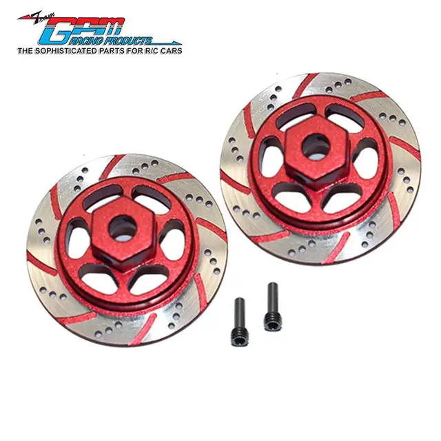 Axial 1/10 Rbx10 Ryft 4wd Scale Rock Bouncer-axi03005 Aluminum Alloy Hexagonal Adapter Simulation Brake Disc (2pcs) Axi232045