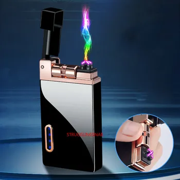 

New Net Red High Power Windproof Arc Usb Rechargeable Lighter Creative Personality Birthday Gift