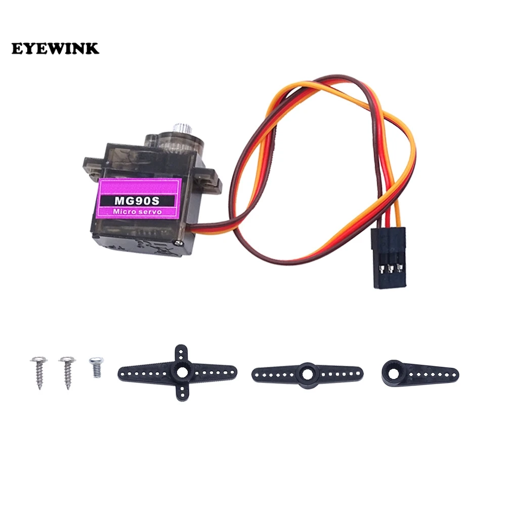 Servo MG90S 9G monté sur un hélicoptère RC, parfait pour le contrôle précis