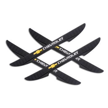 

4PCS Silicone Car Styling Door Side Anti-Collision Strip Decals For Chevrolet Colorado Cruze Spark Captiva Malibu Trax Aveo