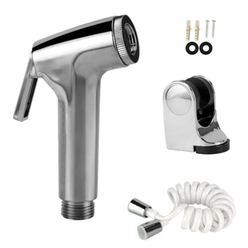 Shattaf Toilet Bidet Douche Spray Kit Shower Head Bracket Hose Sprayer Set Part Shattaf Toilet Bidet Douche Spray Kit Shower Head Bracket Hose Sprayer Set Part