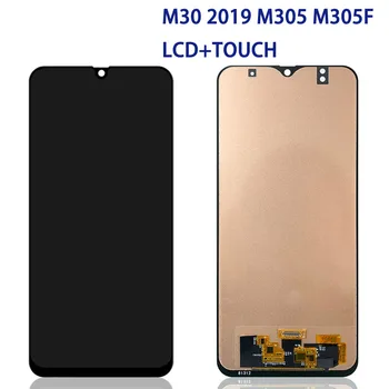 

6.4"TFT LCD Adjust Brightness Display for Samsung Galaxy M30 2019 M305 M305F with Touch Screen Digitizer Module Assembly Black