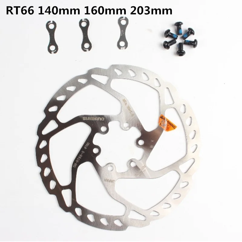 Фото Дисковые тормозные роторы Shimano SLX ZEE DEORE, модель RT76 RT86, 160 мм, 180 мм, 203 мм, MTB, тип 6 болтов, дисковые тормозные роторы, велосипедные детали, 1 шт. №2