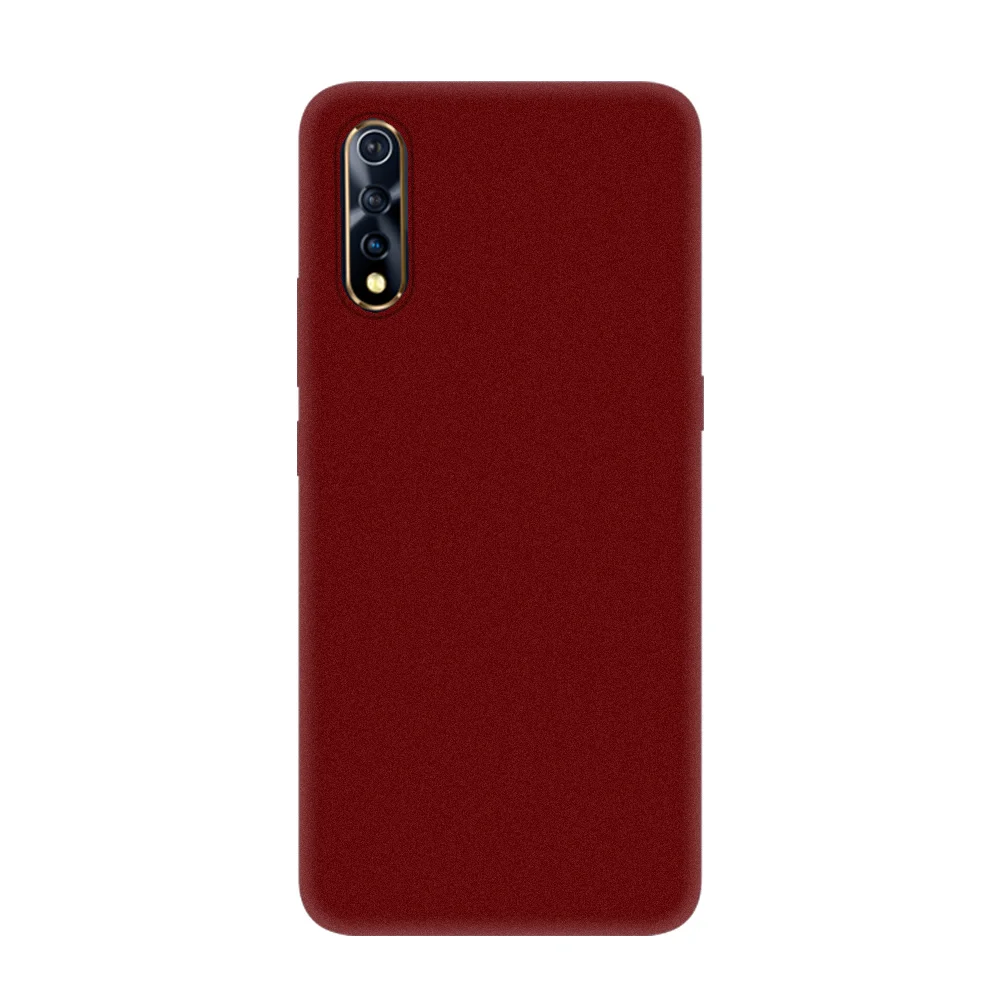 Wine Red Case Однотонный ТПУ матовый чехол для телефона VIVO V17 NEO Защитная крышка для VIVO V17 Pro VIVO мягкий чехол для мобильного телефона - Цвет: Wine Red Case