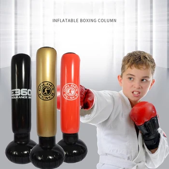 

Children Adults PVC Inflatable Boxing Bag Inflatable Pressure Relief Coordination Tumbler Fight Column Punching Bag 1ym
