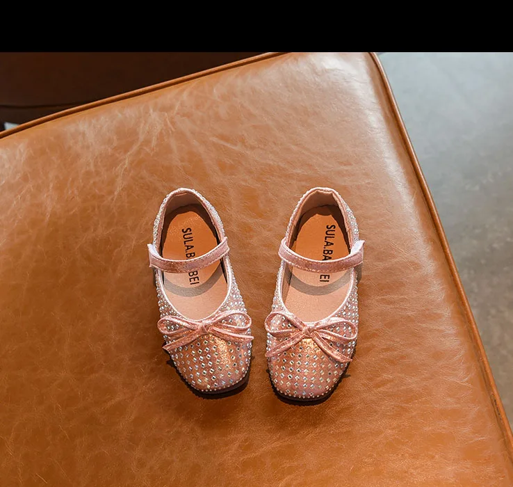 Bakkotie Baby Girls New Sweet Bowtie Mary Jane Flats Toddler White Dress Shoes Kids Autumn Fashion Soft Pu Leather Shoes