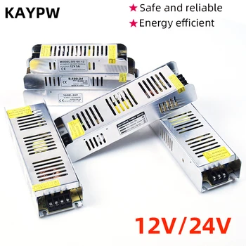 

Kaypw Mini Ultra-thin Power Supply 12v 24v 5a 8a 15a 30a 60W 100w 150w 200w 250w 360w Switch Mode Power Supply Module