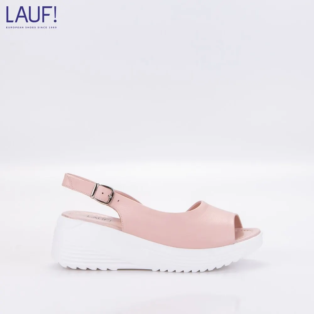Босоножки женские 77533-337 pink Lauf! натуральная кожа | Обувь