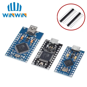 

Pro Micro ATMEGA32U4 5V/16MHZ module With the bootloader for arduino MINI USB/Micro USB with 2 row pin header for arduino