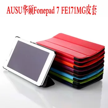 

Luxury PU Leather Wake Up Cover Holder Case For Asus FonePad 7 FE171CG FE171MG FE171 K01F 7.0" Cove Tablet Bag Case Fundas Coque