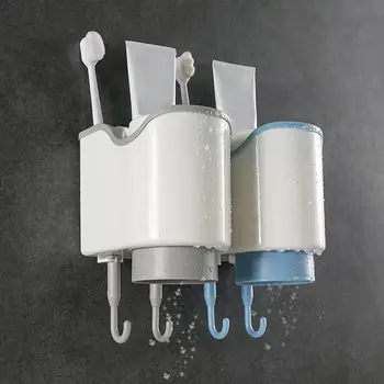 

Magnetic Adsorption Toothbrush Holder Inverted Cup Mount Rack Set Accessories 3 Cleaner Bathroom Bathroom Storage Wall Colo N2G6