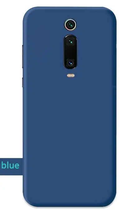 200 шт Мягкий силиконовый чехол-накладка для телефона Xiaomi 8 9 9SE 6X MIX2S MIX3 для Redmi NOTE7 PRO 7 7A K20PRO защита - Цвет: Blue