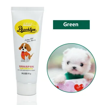 

FAST SHIP! 80g Pet Dog Cats Animals Hair Bright Coloring Dyestuffs Dyeing Pigment Agent Supplies Safe Dog Accessories TSLM2