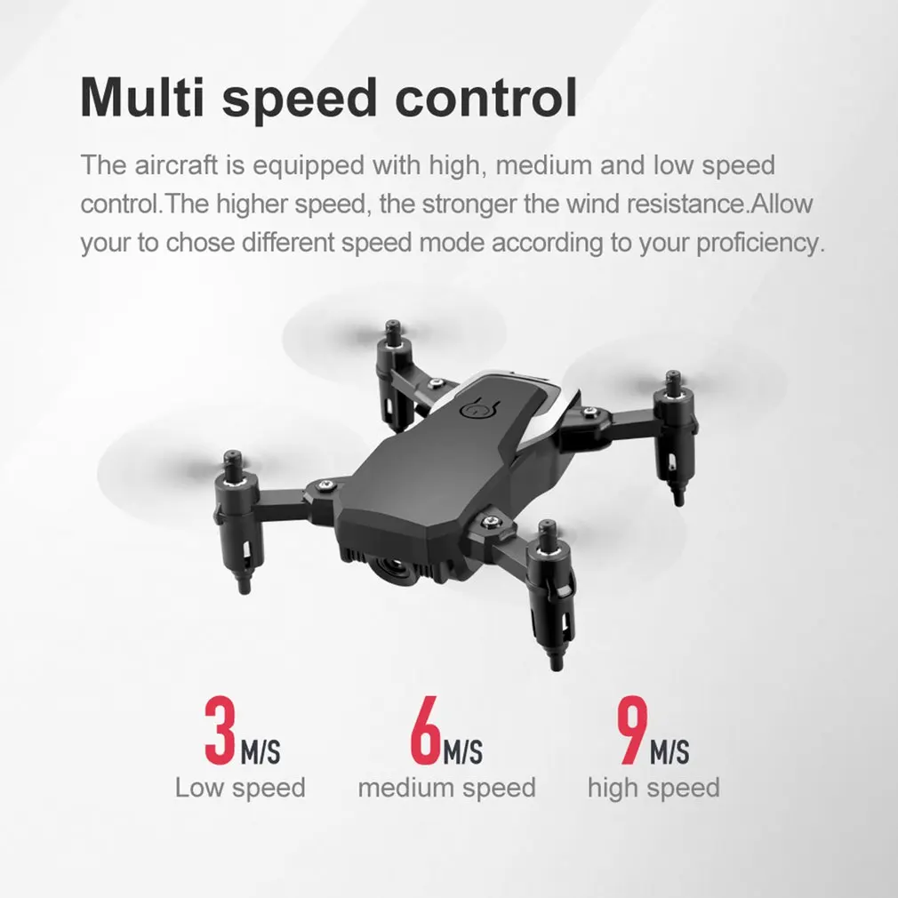 LF606 Wifi FPV складной Радиоуправляемый Дрон с 4K HD камерой удержание высоты 3D переворачивает Безголовый режим вертолет самолет
