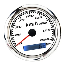 1 шт. 316 нержавеющая сталь L ободок 85 мм(3/8 '') gps Спидометр 200 MPH одометр для ATV мотоцикла морской лодки Прямая поставка