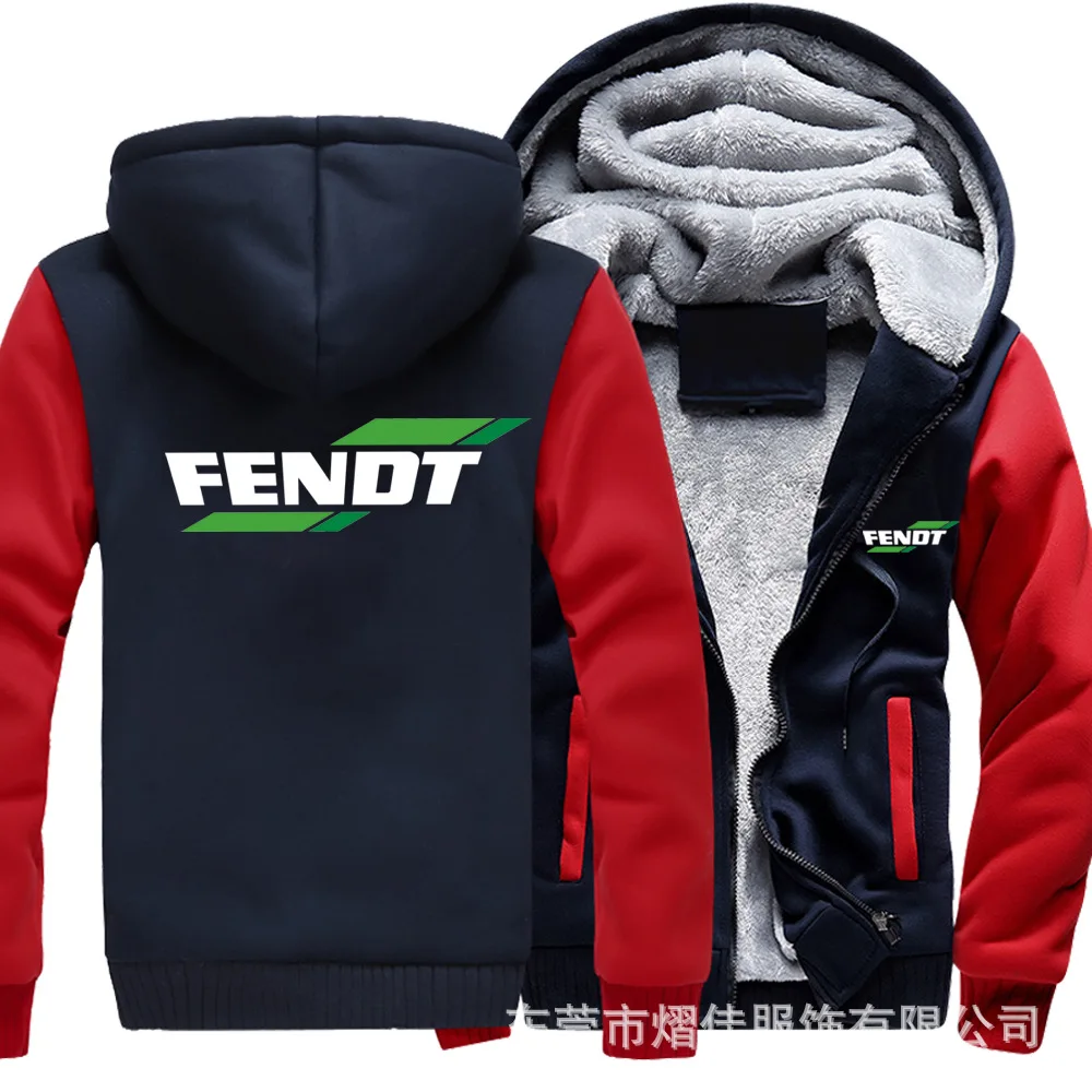 Для Fendt толстовки зимние мужские модные шерстяная куртка с подкладкой утепленные толстовки Fendt мужские пальто пуловер куртка - Цвет: 3