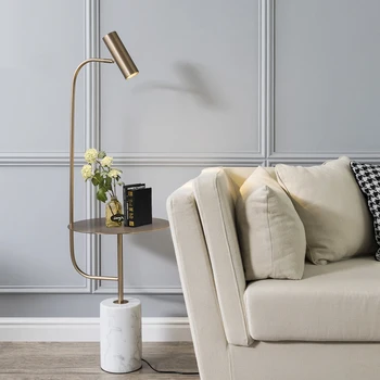 

Post Modern Designer Originality Model House Marble Floor Lamp Continuous System A Living Room Lobby Bedroom Decoration Floor
