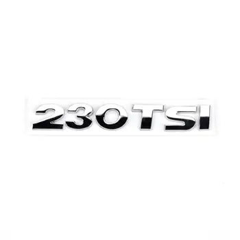 

CHROME 230TSI ALUMINUM STICK POLISHED CAR DECAL EMBLEM FENDER TRIM BADGE
