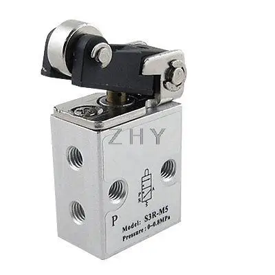 Пневматический воздушный 2 Позиция 3 Way ролика привод механический клапан S3R-M5