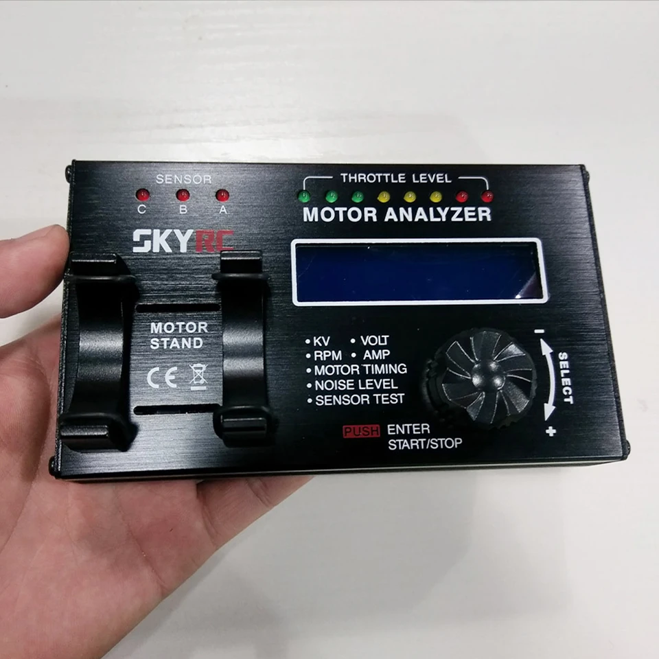 SKYRC моторный анализатор KV RPM Проверка времени вибрации шум Холла сенсор тестер для RC сенсор ed датчик меньше бесщеточный двигатель