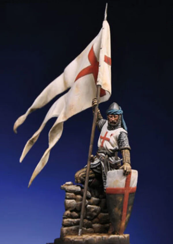 

New Unassembled 1/32 54mm ancient stand warrior with base Resin Figure Unpainted Model Kit