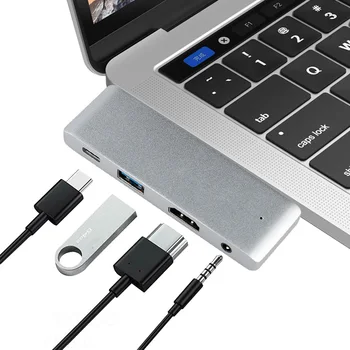 

4 in 1 USB 3.0 port Type-c HDMI 4K Card Reader HUB Adapter USB HUB C HUB to Multi USB 3.0 USB-C For iPad Pro Type-C Device