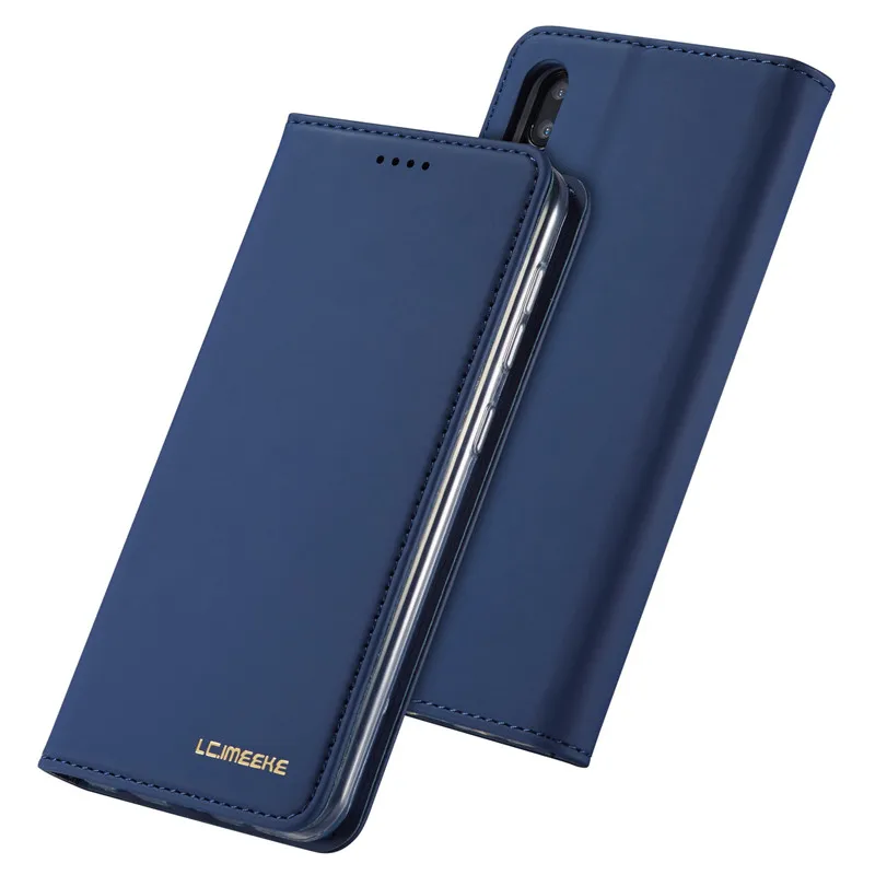 Для samsung Galaxy A10 чехол кожаный бумажник чехол для телефона samsung Galaxy A10 Чехол Флип кожаный чехол для samsung Galaxy A10 чехол - Цвет: Blue