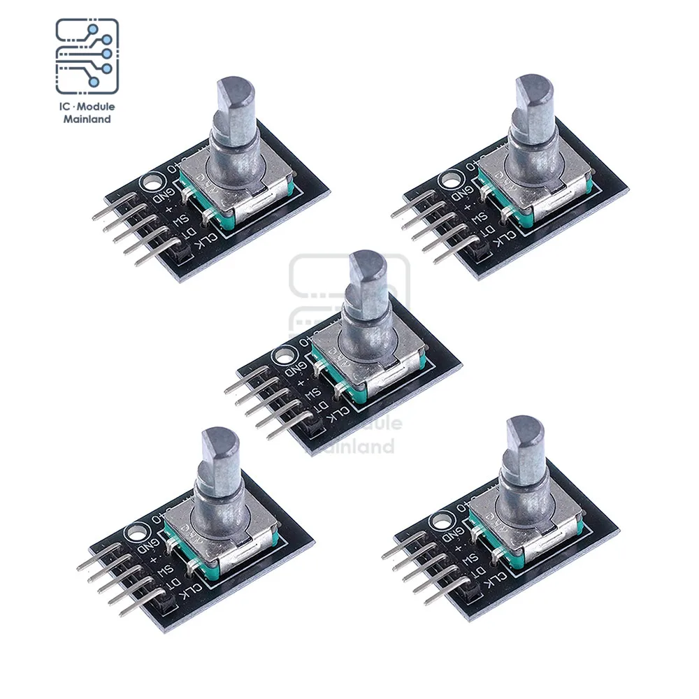5 шт./лот KY-040 Поворотный энкодер Модуль датчика для Arduino AVR PIC | Электронные
