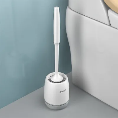 Toilet brush Gray Набор аксессуаров для ванной комнаты, многофункциональный держатель для зубных щеток, коробка для туалетной щетки, диспенсер для зубной пасты, сушилка для волос - Цвет: Toilet brush Gray