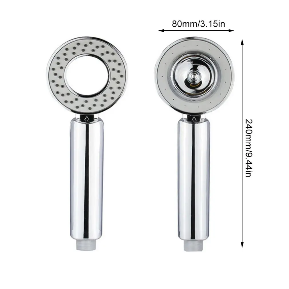Double Sided Handheld Home Pressurized Shower Head ABS Shower Mirror Hand Shower Head Bathroom Accessories
