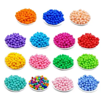 

1000Pcs 10mm Mixed Candy Color Acrylic Round Ball Spacer Loose Beads Jewelry DIY