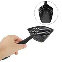 1pc Kitchen Nylon Soup Spoon Ladle Anti-scald Skimmer Filter Fry Food Mesh Filter Portable Housewares Kitchen Gadget Sets