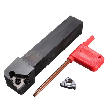

3PCS SER1616H16 Holder Lathe Turning Threading Tool 16ER AG60 Blade Insert