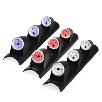 

High Quality And Accurating 52MM Triple Gauge Auto Tachometer RPM Water Temp Temperature Gauge Oil Press Pressure Gauge YC101001