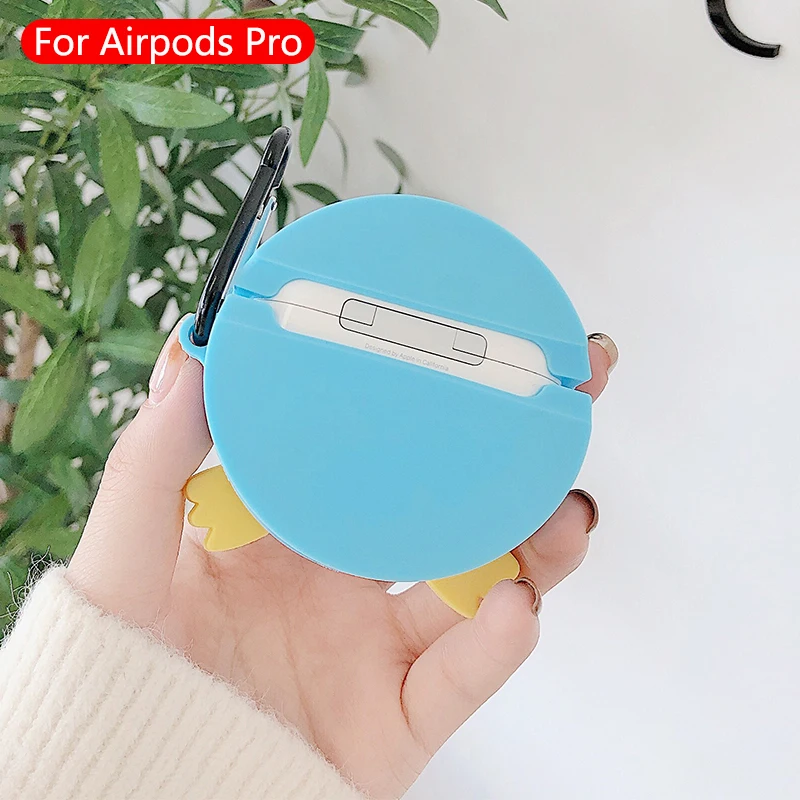 Милые Мультяшные беспроводные bluetooth-наушники для airpods pro Чехол защитный чехол Apple Airpods Pro гарнитура силиконовый мягкий чехол s