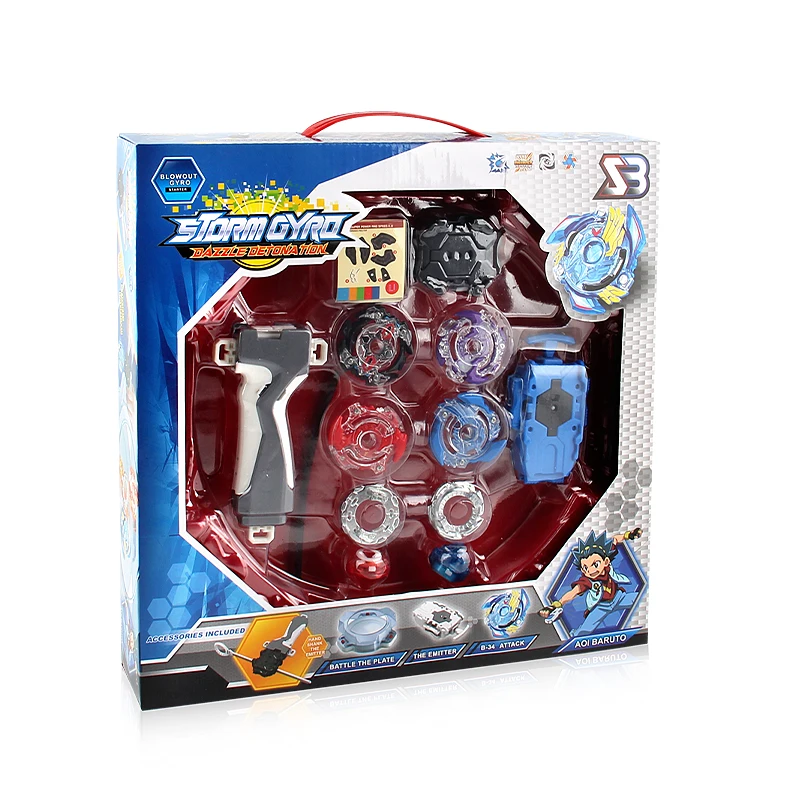 Оригинальная коробка Beyblade Burst для продажи металла Fusion 4D BB807D с пусковым устройством и арена спиннинг Топ набор детские игровые Игрушки