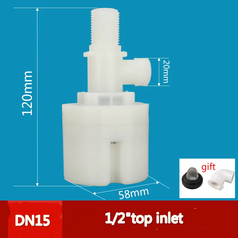 Автоматический Поплавковый клапан для внутреннего входа 1/2 дюйма 3/4 регулирующий