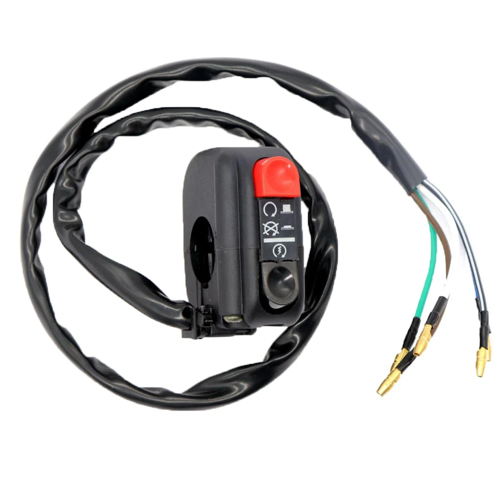 Motorcycle START STOP SWITCH Motorcycle bike Handlebar IGNITION ON/OFF Universal For Honda Yamaha Suzuki Kawasak 22mm diameter
