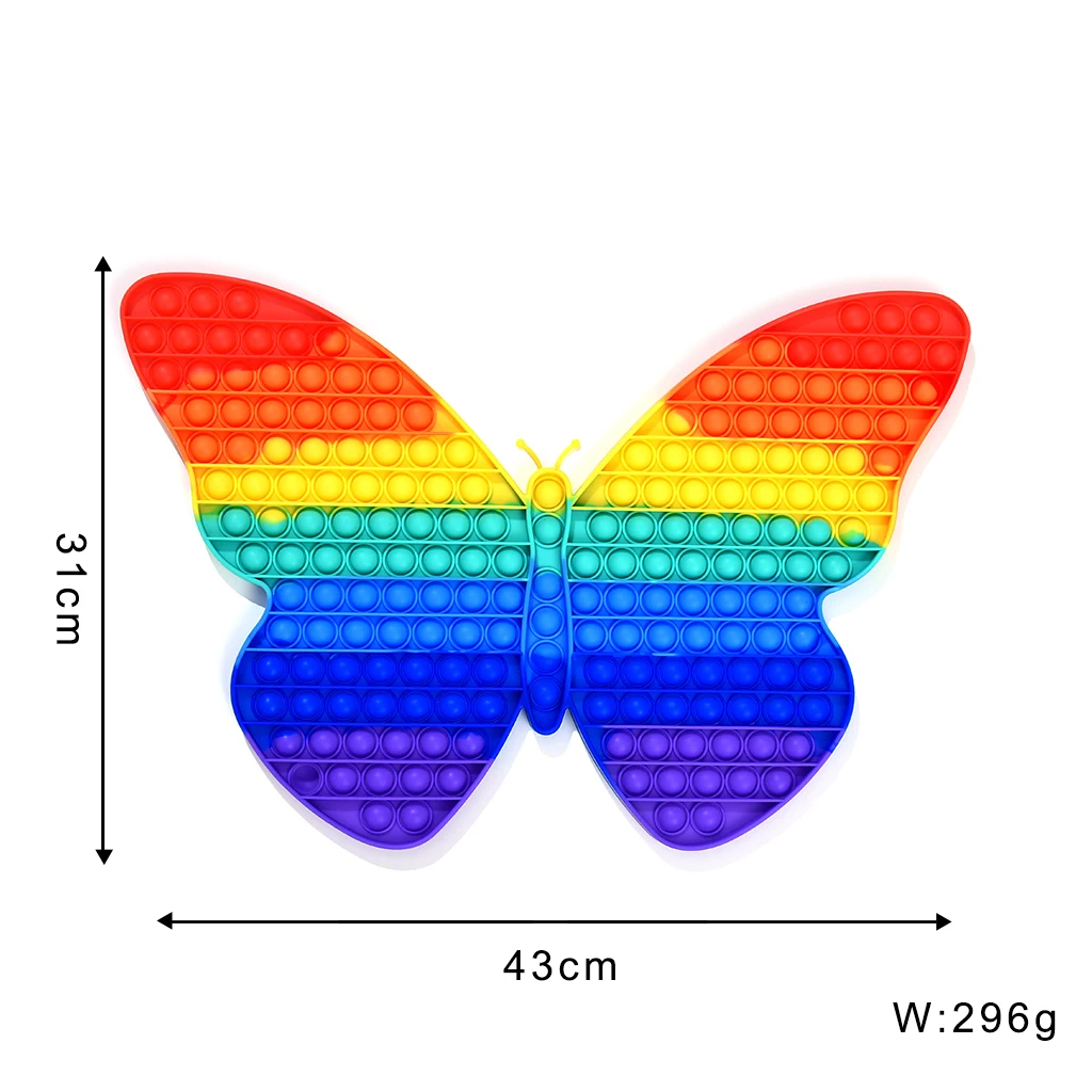 Rainbow Nayble Giant Butterfly Pop It 