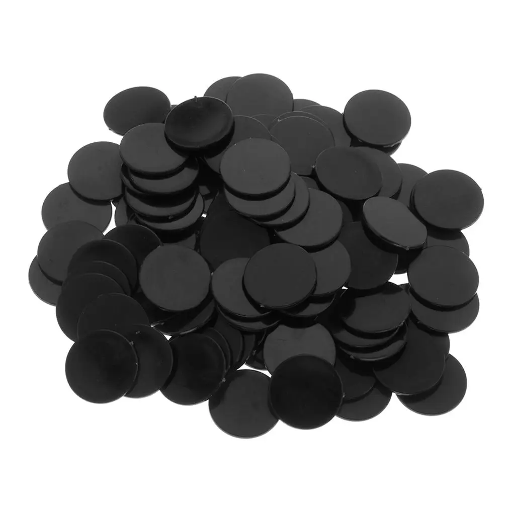 Barreled Plastic Coin Bingo Poker Chips Casino Chip Money 100 Barrels 25MM Plane Boundless Board Game Toys poker chips plastic game coins