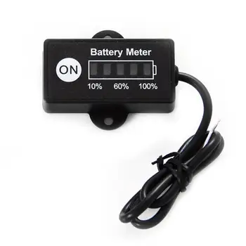 baratas Indicador De Bateria Acidificada Ao Chumbo Da Indicação Do Medidor De Bateria Do Diodo Emissor De Luz Para A Bateria Da C.c. 12/24v Para A Tensão Do Teste Da Bateria Dos Carrinhos De Golfe Da Motocicleta