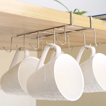 Rack Bathroom-Organizer Shelf Dish-Hanger Tableware-Holder Hanging-Hook Cupboard Kitchen-Storage