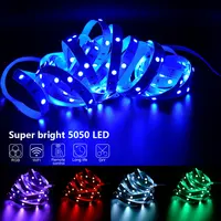 LED Strip Lights RGB 3535 ,5V 1M-30M,16 million colors, RGB , Led Strip Lighting Music Sync, Color Changing for Party Home 2