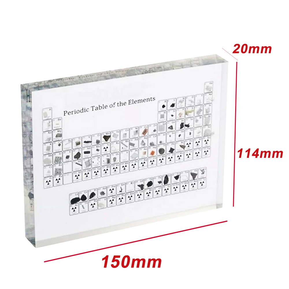  Home Periodic Table Display Without Elements Student Acrylic Teaching Teacher's Day Birthday Back T - 4000074016719